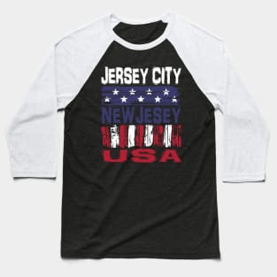 Jersey City New Jersey USA T-Shirt Baseball T-Shirt